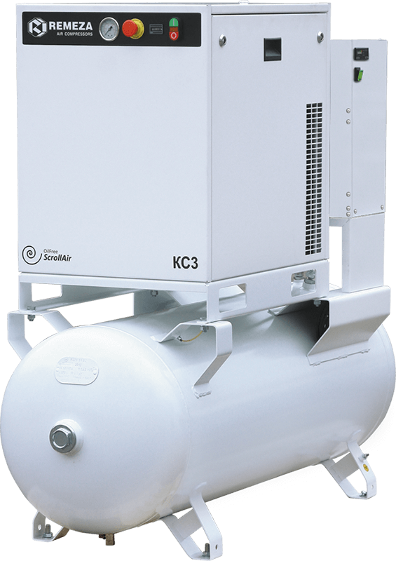 Спиральный компрессор REMEZA КС7-8-270Д (8 бар)